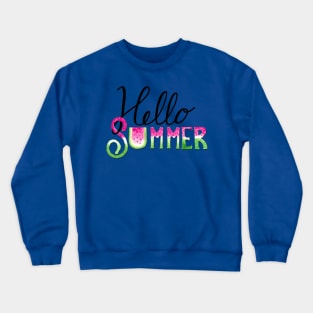 Hello Summer Crewneck Sweatshirt